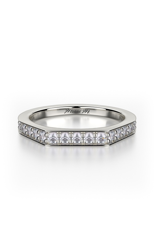 Michael M   Platinum Wedding Band R697B