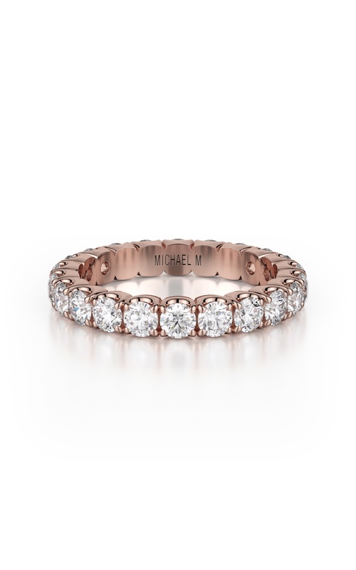 Michael M Crown Wedding Band B327