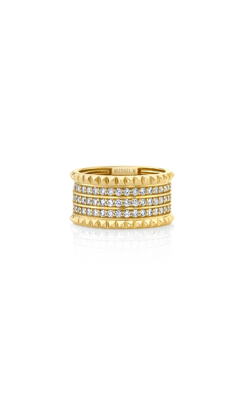 Michael M Tetra Wedding Band B363