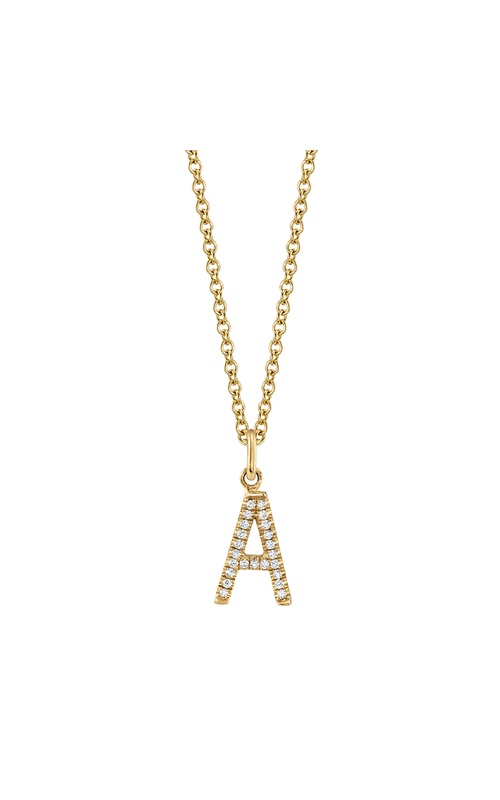 Michael M M Necklace Diamond and Pendant 14K Yellow Gold  P141A