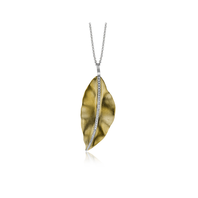 Simon G Fallen Leaves Necklace LP4521-Y