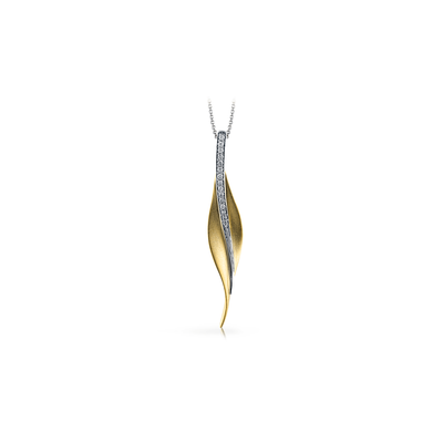 Simon G Fallen Leaves Necklace DP113-Y
