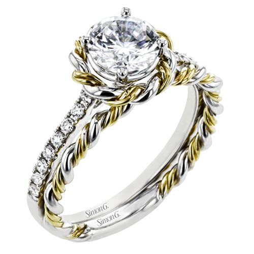 Simon G TWIST Engagement Ring LR2636