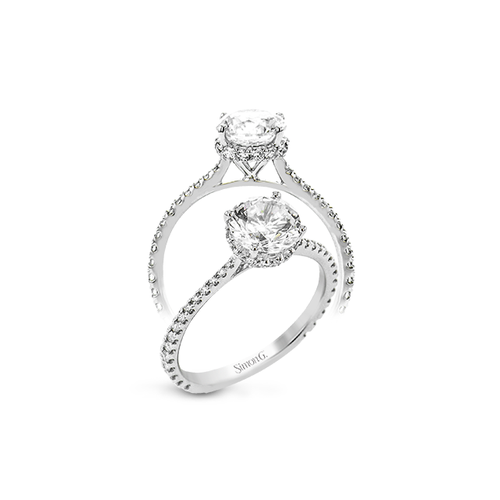 Simon G Underhalo Engagement Ring LR2833 thumbnail 1