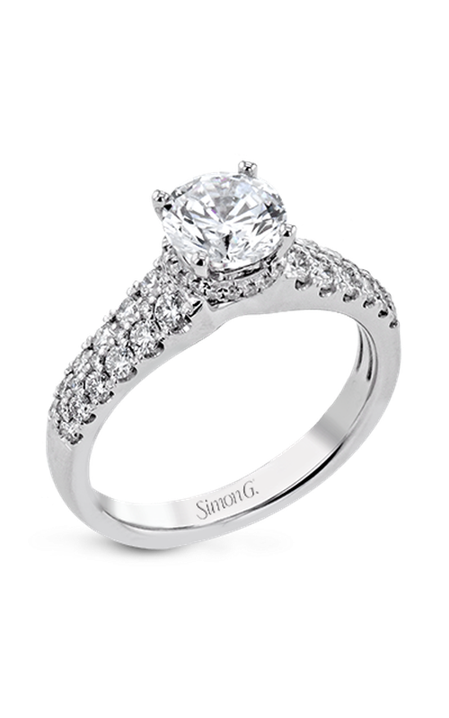 Simon G UNDERHALO Engagement Ring LR2810