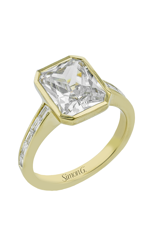 Simon G BEZEL Engagement Ring LR4123-EM