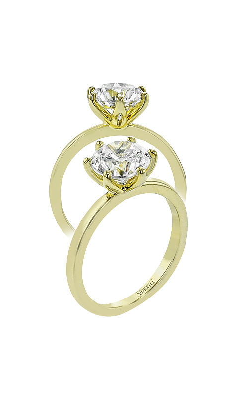 Engagement Ring – 18K Yellow Gold Round LR4201 | Simon G.