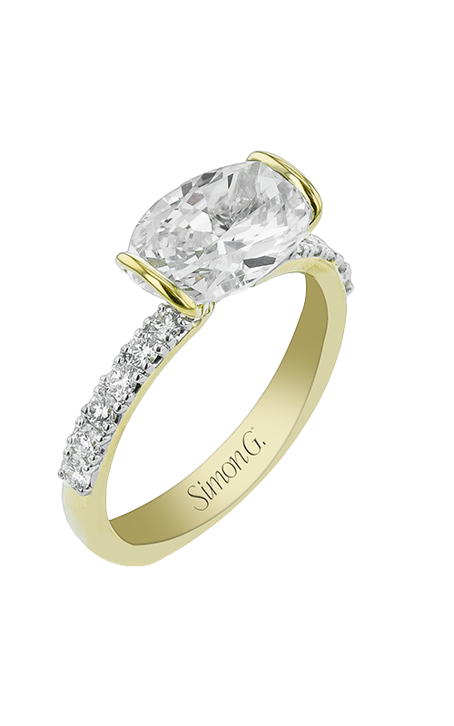 Engagement Ring – 18K Yellow Gold Oval Not Included (Sold Separately) LR5024 | Simon G.
