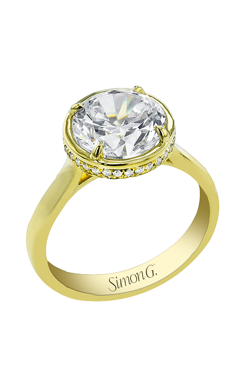 Engagement Ring – 18K Yellow Gold Round LR5048 | Simon G.