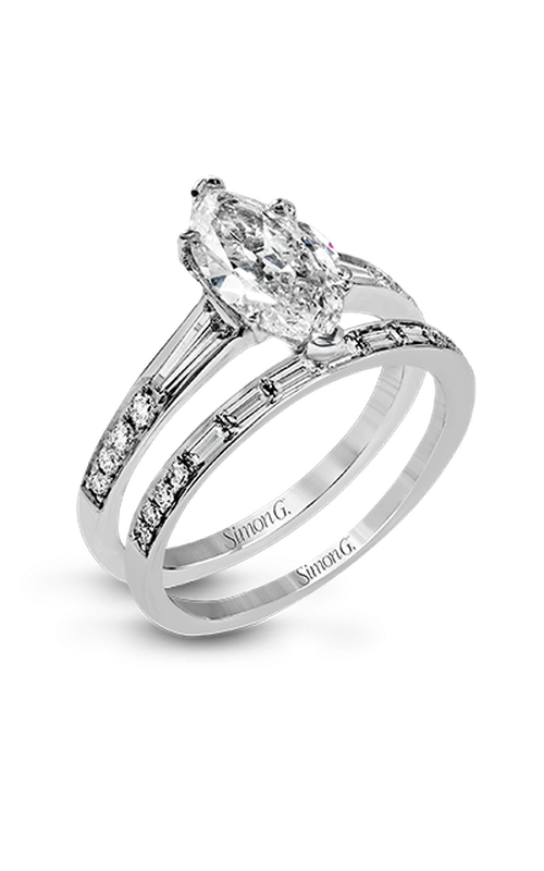 Engagement Ring – 18K White Gold Marquise Diamond MR2220-MQ | Simon G.