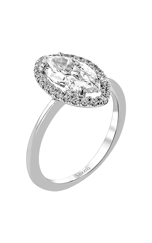 Engagement Ring – 18K White Gold Marquise LR4269 | Simon G.