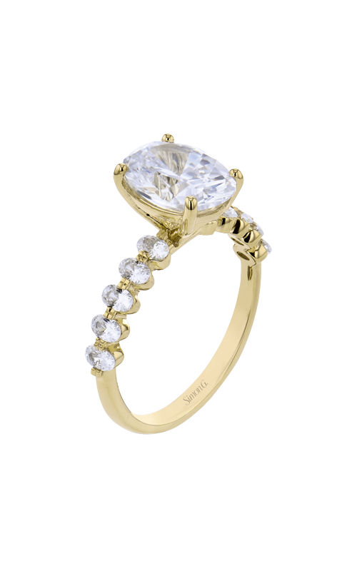 Engagement Ring – 18K Yellow Gold Oval Not Included (Sold Separately) LR4270-OV | Simon G.