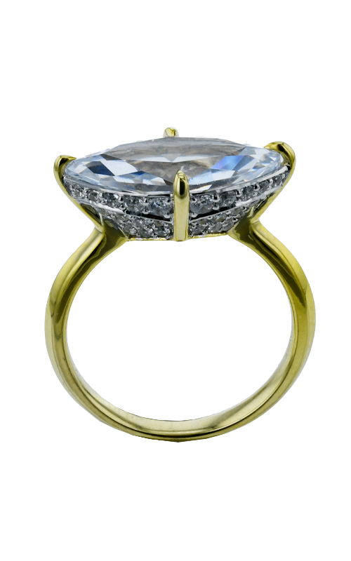 Engagement Ring – 18K Yellow Gold and 18K White Gold Marquise LR4288 | Simon G.