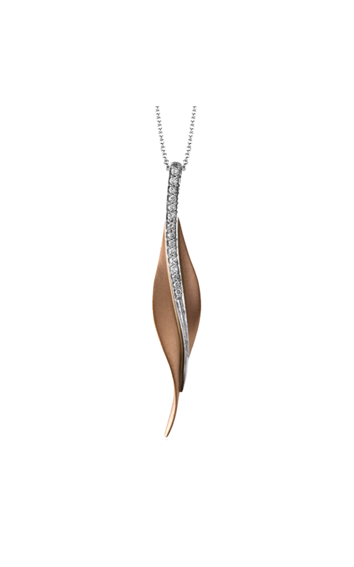 Simon G Fallen-Leaves Necklace DP113-R