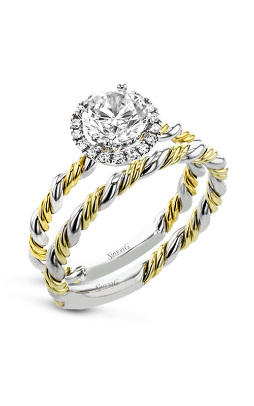 Simon G Twist Engagement Ring LR2790