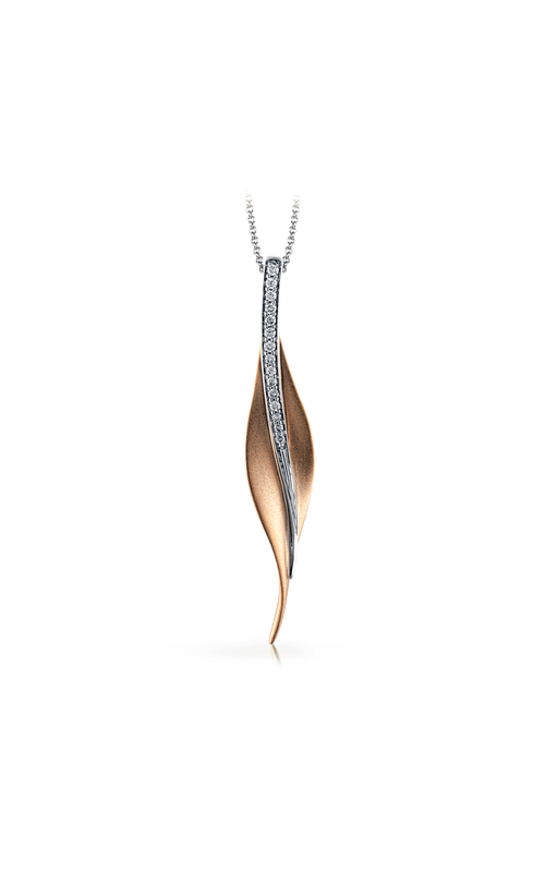 Simon G Fallen Leaves Necklace DP113-R