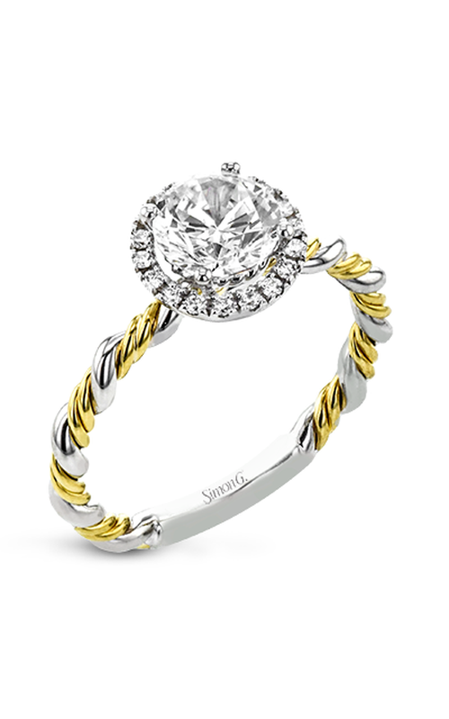 Simon G Twist Engagement Ring Lr2790