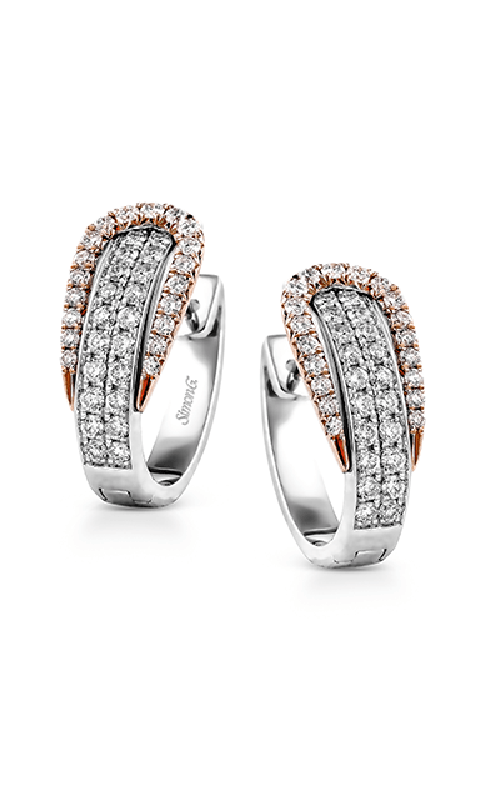 Simon G Buckle Earrings TE208 Simon G Buckle Earrings TE208