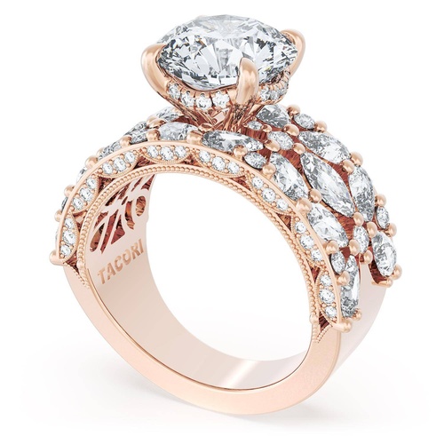 TACORI Classic Crescent Engagement Ring 22RD1012FPK