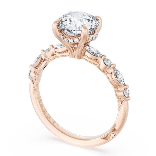 TACORI Sculpted Crescent Engagement Ring 272822RD8FPK