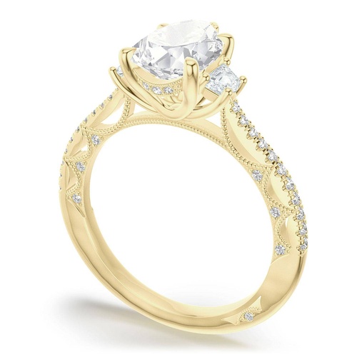 TACORI Lunetta Crescent Engagement Ring 272417PS85X55FY