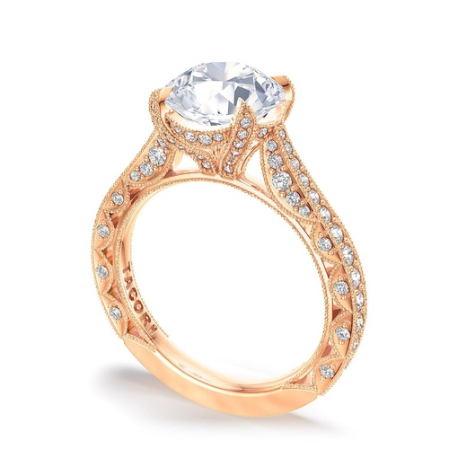 TACORI Classic Crescent Engagement Ring HT2626RD85FPK