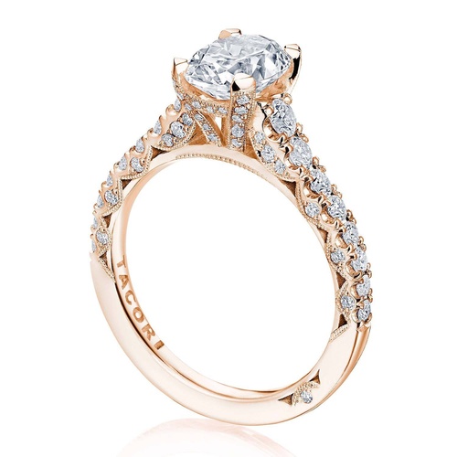 TACORI Petite Crescent Engagement Ring HT2579OV85X65FPK