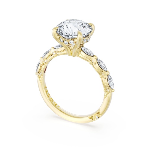 TACORI Sculpted Crescent Engagement Ring 42225RD9FY