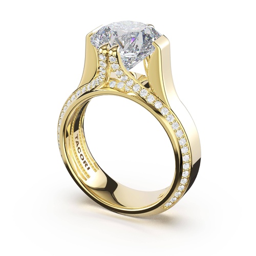 TACORI Sculpted Crescent Engagement Ring 4266RD10FY