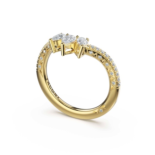 Tacori Petite Crescent Wedding Wedding Band 48117B12FY | Thom Duma