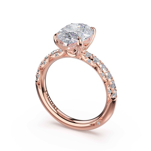 TACORI Petite Crescent Engagement Ring 46825OV11X8PK