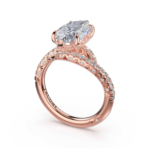 TACORI Petite Crescent Engagement Ring 473MQ145X75PK