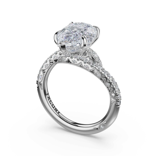 TACORI Petite Crescent Engagement Ring 473PS13X8FW