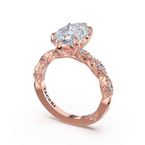 TACORI Petite Crescent Engagement Ring 48224MQ145X75FPK