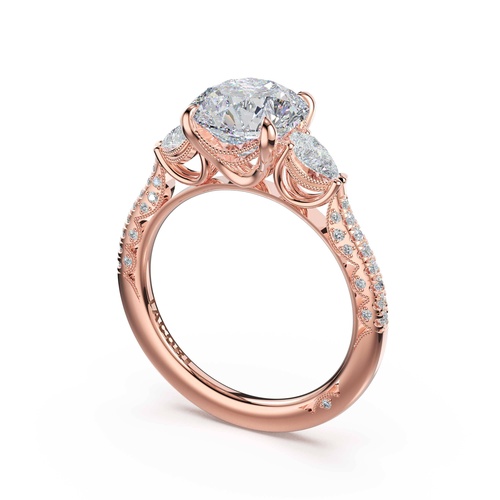 TACORI Petite Crescent Engagement Ring 47717RD85FPK