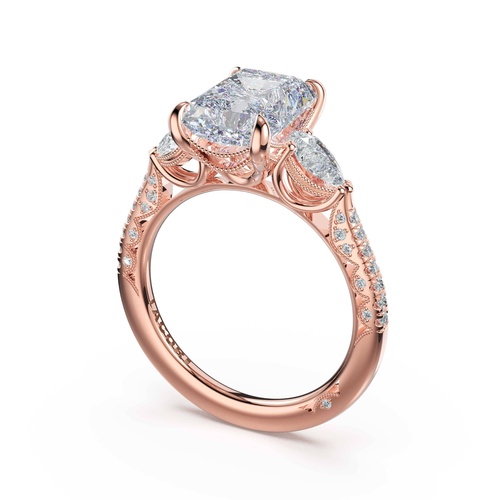 TACORI Petite Crescent Engagement Ring 47817RAD95X7PK