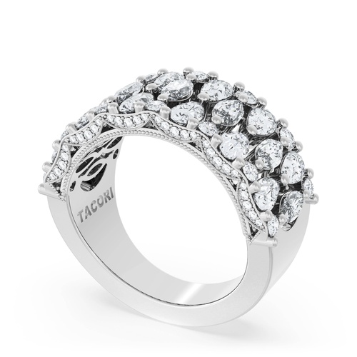 Tacori Classic Crescent Wedding and RoyalT Wedding Wedding Band