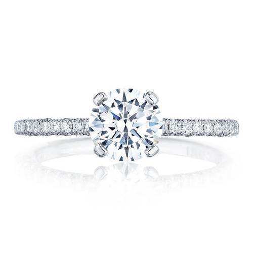 TACORI Petite Crescent Engagement Ring HT254515RD7FW