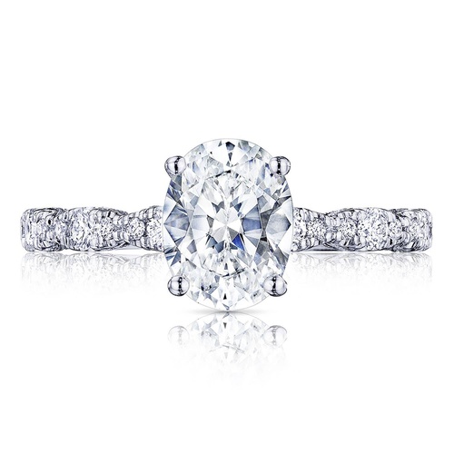 TACORI Petite Crescent Engagement Ring HT2559OV85X65FW