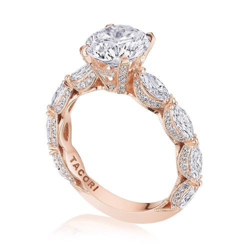 TACORI Classic Crescent and RoyalT Engagement Ring HT2667RD8FPK