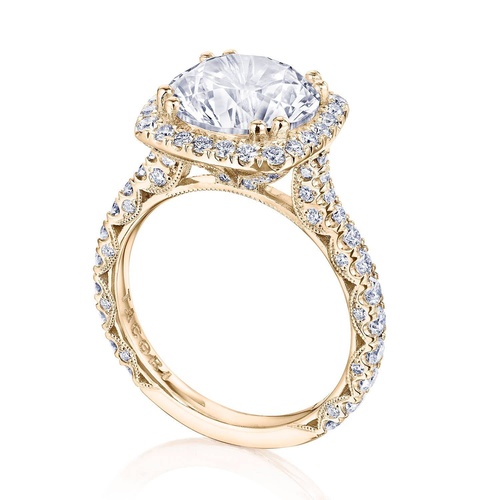 TACORI Petite Crescent Engagement Ring HT2670CU10FPK