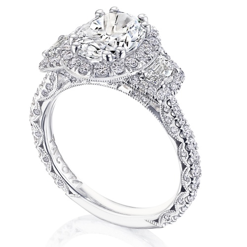 TACORI Petite Crescent,  RoyalT Engagement Ring HT2677OV95X7