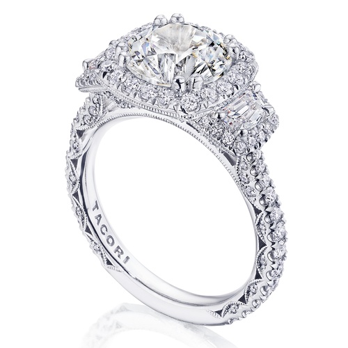 TACORI Petite Crescent and RoyalT Engagement Ring HT2677CU85