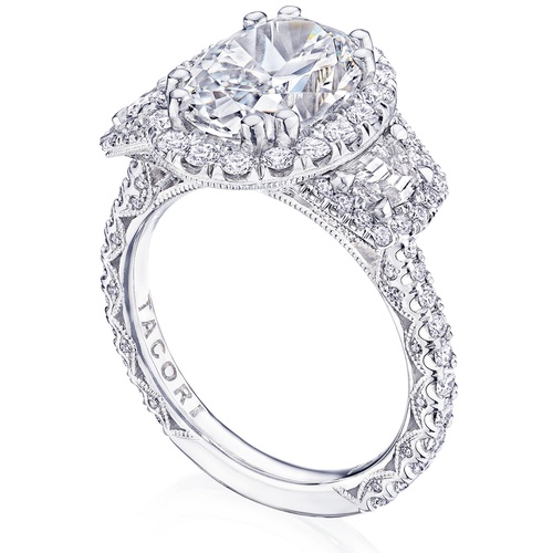 TACORI Petite Crescent,  RoyalT Engagement Ring HT2678OV11X8