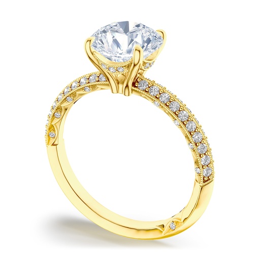 TACORI Sculpted Crescent Engagement Ring 2686rd75y