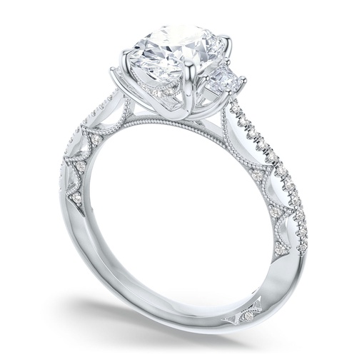 TACORI Lunetta Crescent Engagement Ring 272417OV75X55W
