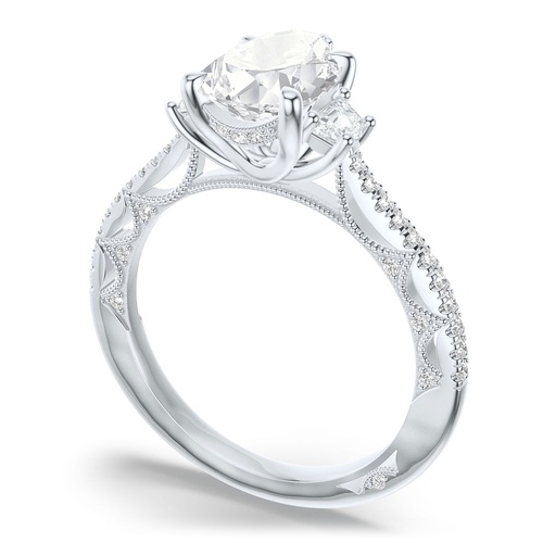 TACORI Lunetta Crescent Engagement Ring 272417PS85X55