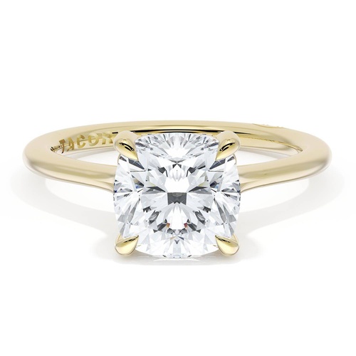 Cushion Solitaire Engagement Ring