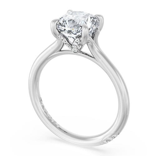 Cushion Solitaire Engagement Ring