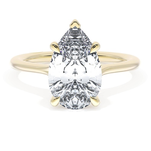 Pear Solitaire Engagement Ring